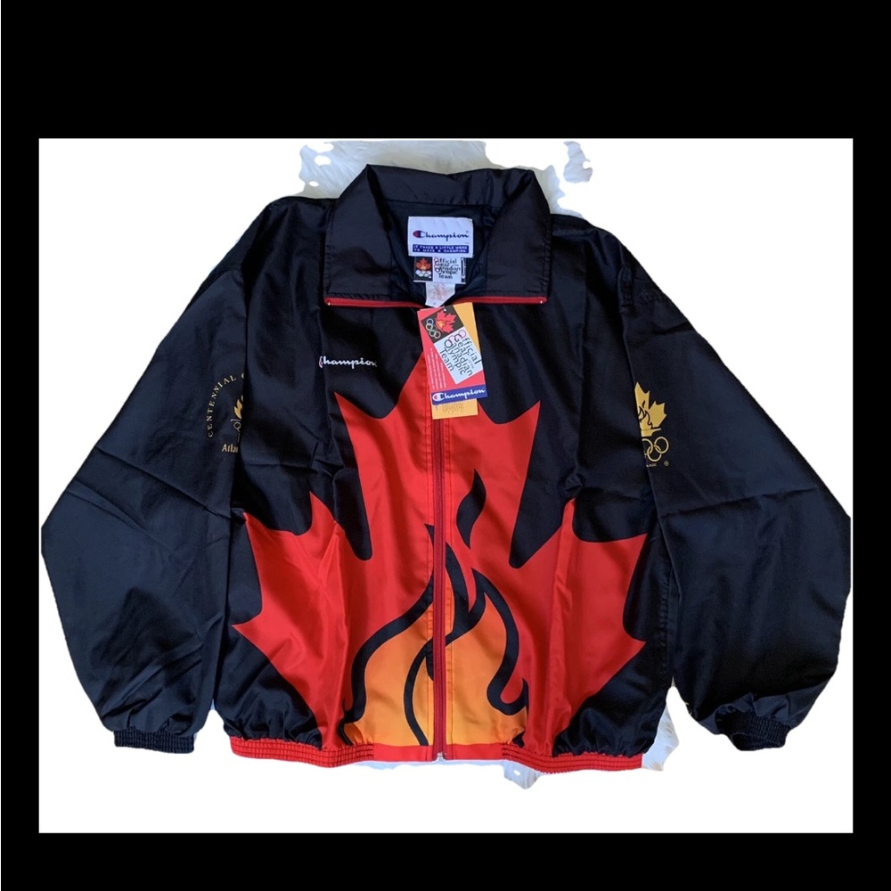 Olympic Atlanta 1996 Official Gear Canadian Team Champion Vintage Jacket XL NWT